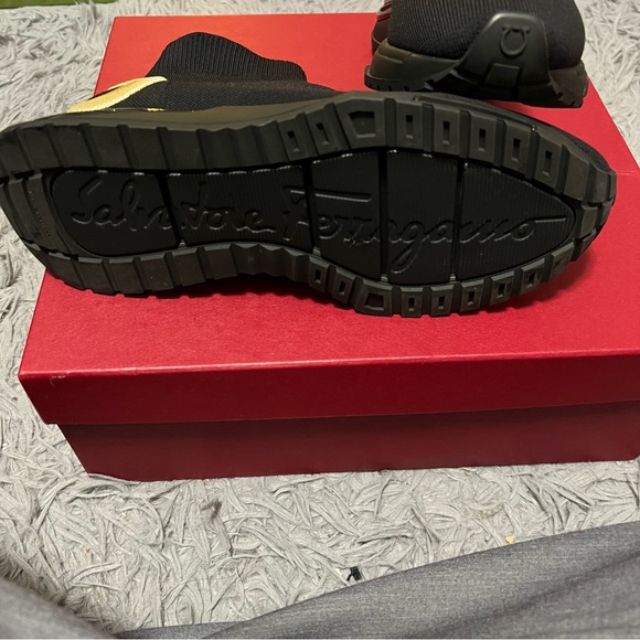 BRAND NEW FERRAGAMO Sock Sneakers🖤❤️ - Picture 2 of 8